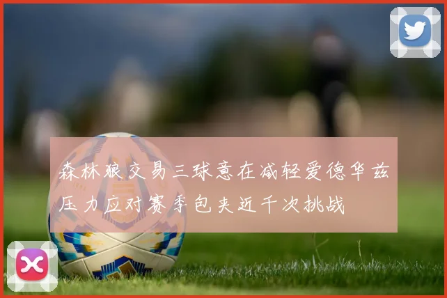 森林狼交易三球意在减轻爱德华兹压力应对赛季包夹近千次挑战