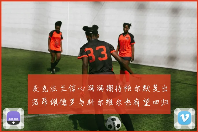 麦克法兰信心满满期待帕尔默复出若昂佩德罗与科尔维尔也有望回归
